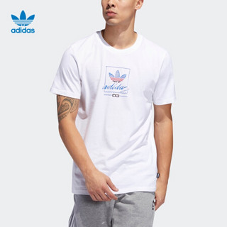 阿迪达斯官方 adidas 三叶草 GRAND TEE 男子短袖上衣DU8341 如图 L