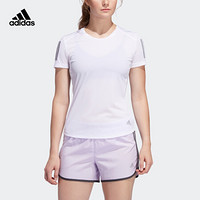 阿迪达斯官网 adidas OWN THE RUN TEE 女装跑步运动短袖FM5812 如图 L