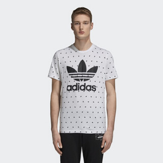 阿迪达斯adidas 官方 三叶草 TREFOIL TEE 男子 短袖上衣 CZ1760 如图 M