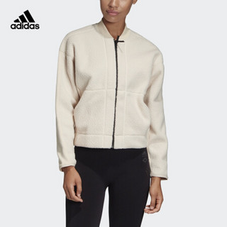 阿迪达斯官网 adidas FLEECE J WL 女装瑜伽运动型格夹克DX9245 如图 2XL