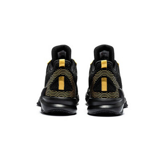 乔丹官方旗舰篮球鞋童鞋篮球鞋2020夏季新款针织鞋面篮球鞋防滑耐磨男童 金色/黑色 38