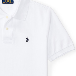 Ralph Lauren/拉夫劳伦男童 2020年春季棉质网布Polo衫32962 100-白色 M