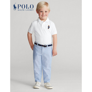 Ralph Lauren/拉夫劳伦男童 2020年夏季小熊图案网布Polo衫33615 100-白色 6