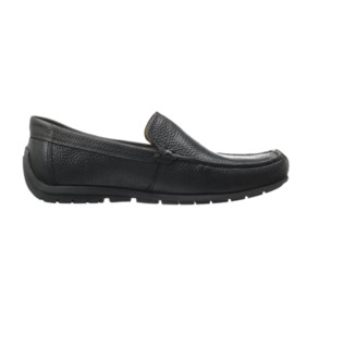 ecco 爱步 Soft Loafer 男款休闲皮鞋Black  US7.5