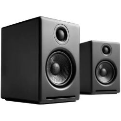 声擎(Audioengine)A2+ Wireless 高级桌面式蓝牙音箱 绸缎黑