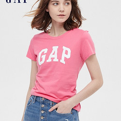 Gap 盖璞 544923 徽标LOGO圆领短袖