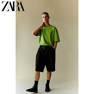 ZARA 男士圆领印花短袖T恤00722304513