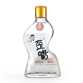 歪嘴 五粮浓香歪嘴竹荪酒45/52度浓香型白酒纯粮酒光瓶酒露52%vol 100mL 1瓶 试用小酒