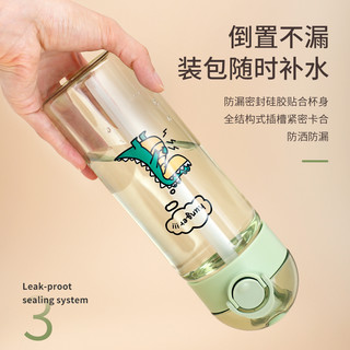 智高儿童水杯吸管杯女夏季水壶幼儿园小学生夏天防摔便携可爱少女