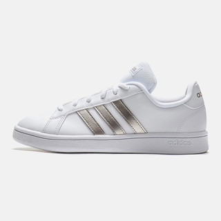 adidas阿迪达斯女鞋板鞋低帮网球小白鞋休闲运动鞋EE78