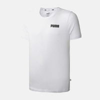 PUMA彪马男装运动服logo款运动服休闲跑步短袖T恤