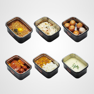 利快 自加热饭盒韩国进口Barocook户外出游蒸煮盒旅游加热杯 900ml 圆形 (含50g加热包)