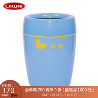 利快 双层垃圾桶7.5L日本进口Ai-collection厨房卫生间卧室多用垃圾桶 蓝色小鸭