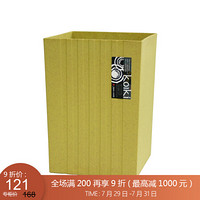 利快 家用垃圾桶日本进口Waybe方形磨砂垃圾箱厨房卫生间客厅办公室纸篓 绿色 4.5L