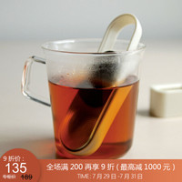 利快 不锈钢泡茶器茶滤日本进口KINTO滑盖式创意办公室日式 白色