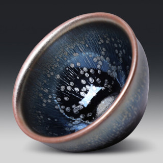 隐庐 李高泉大师出品 油滴建盏精品茶杯原矿铁胎手工作品茶盏陶瓷主人