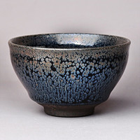 隐庐 蔡炳盛大师出品 建盏作品火凤凰手工香炉束口茶盏建阳手工功夫主人杯茶具精品茶杯子专卖送礼佳品 束口油滴