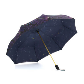 德国kobold（UPF50+）蛙张双层保护防晒伞三折叠遮阳伞防晒防紫外线太阳伞女伞 紫色盛开