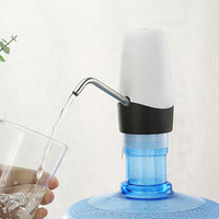 美厨(maxcook)桶装水抽水器 家用饮水器纯净水压水器 充电式无线电动上水器吸水器自动抽水机 白色MCPJ085