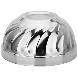 MAXCOOK 美厨 不锈钢碗 汤碗餐具面碗 双层隔热 MCWA-094-碗12CM