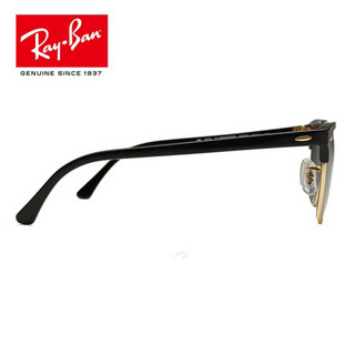 Ray-Ban 雷朋 RayBan 雷朋太阳镜男女款派对达人半框墨镜潮流方形眼镜0RB3016 W0366玳瑁色镜框绿色经典镜片 尺寸51