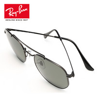 RayBan雷朋太阳镜将帅男女款偏光开车司机镜墨镜0RB3648可定制 002/58黑色镜框偏光绿色镜片 尺寸54