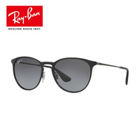 RayBan雷朋太阳镜渐变偏光防辐射开车专用男女墨镜0RB3539  002/T3亮黑色框浅灰色渐变镜片尺寸54 尺寸54