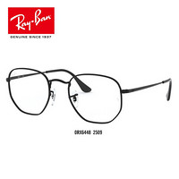 Ray-Ban 雷朋 RayBan雷朋光学镜架秋季新品男女款复古文艺金属近视镜框0RX6448 2509黑色镜框 尺寸54