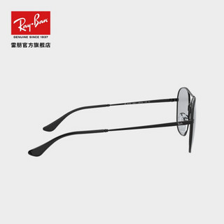 RayBan 雷朋春夏季新款太阳镜男款方形时尚双梁气质墨镜0RB3613D 002/1黑色镜框深灰色镜片 尺寸58