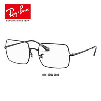 RayBan雷朋2020春季光学镜架男女款复古方形近视镜框0RX1969V 2509黑色镜框尺寸54 尺寸54