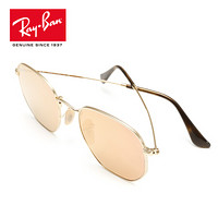 RayBan 雷朋太阳眼镜男女款方形彩膜反光镜面0RB3548N 可定制 001/Z2  金色镜框古铜色反光镜片 尺寸54