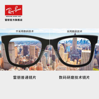 Ray-Ban 雷朋 RayBan雷朋20新品数码研磨渐变偏光近视太阳镜墨镜定制太阳镜片 镜面染色-红铜镜面（粉红）