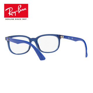 RayBan雷朋18秋新款光学镜架儿童舒适简约近视0RY1584  3686蓝色镜框 尺寸48