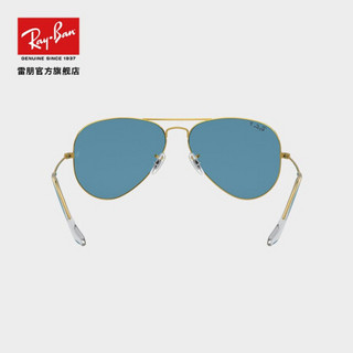 RayBan雷朋2020新品飞行员款男女款眼镜偏光开车墨镜 深蓝色镜片 尺寸62