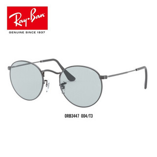 RayBan雷朋太阳镜秋季新品潘托斯光致变色墨镜0RB3447 004/T3青铜色镜框浅蓝色镜片 尺寸53