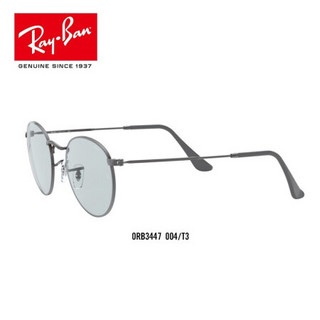 RayBan雷朋太阳镜秋季新品潘托斯光致变色墨镜0RB3447 004/T3青铜色镜框浅蓝色镜片 尺寸53