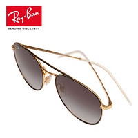 RayBan   雷朋太阳眼镜全框男女潮流渐变0RB3589可定制 90548G黑色镜框灰色渐变镜片 尺寸55