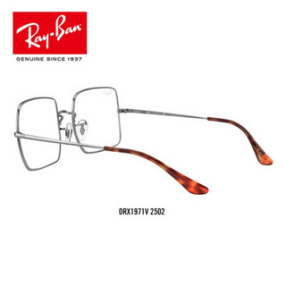 Ray-Ban 雷朋 RayBan雷朋夏款方形复古光学近视全框镜框护目镜0RX1971V可定制 2502青铜色镜框 尺寸54