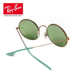 RayBan 雷朋太阳镜女款骄娇款圆形镜框优雅前卫0RB3592可定制 9035C7  古铜色镜框绿色镜片 尺寸55