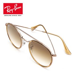 Ray-Ban 雷朋 ROUND系列 RB3647N 907051 中性太阳镜 茶色 51mm