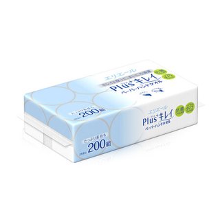 大王（GOO.N）爱璐儿elleair 便携抽取式 酒店商务加厚擦手纸 日本原装进口 200抽（2层）*3包 日本进口