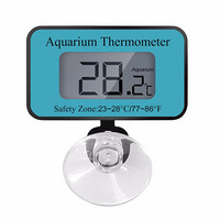 鱼缸温度计专用水族箱感应水温计温度表吸附贴缸配件用品 内置温度计 *