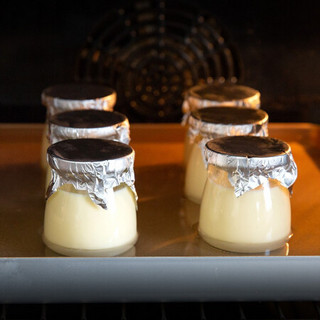 法焙客（FOR BAKE）烘焙工具 布丁瓶 慕斯果冻玻璃杯 酸奶瓶带盖耐高温 6个装