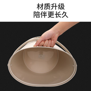 唐宗筷 提盖式加厚塑料茶水桶 11L 储茶桶 茶渣桶 茶盘排水桶 送导水管 C6890