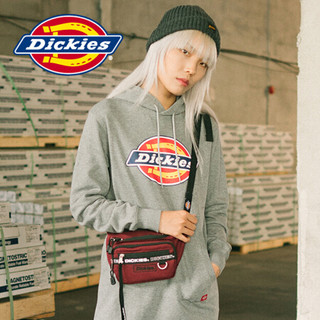 Dickies Logo印花连帽连衣裙女式印花抓绒卫衣连衣裙女连衣裙 DK007045 羽灰 M