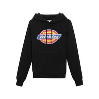 Dickies logo印花连帽卫衣 休闲多色毛圈布hoodie上衣女 DK006727 黑色 XS