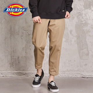 Dickies 男款潮流简约徽章宽松裤 DK006031 黑色 32