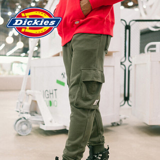 Dickies 多袋卫裤男式 裤子运动裤卫裤男休闲裤男DK007025橄榄绿 M