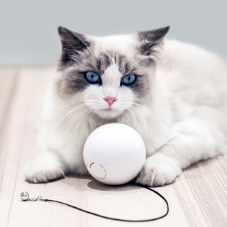 HomeRun霍曼 宠物肥宅快乐球 智能滚动球led闪光球激光逗猫球猫玩具球发光自动变向