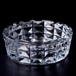 商品洁雅杰烟灰缸玻璃圆形烟灰缸16*5.5cm家用烟缸 1只